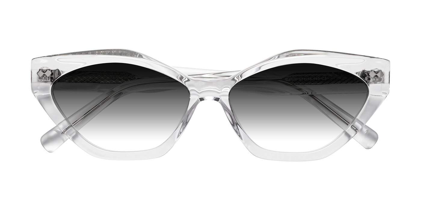 Delphi - Clear Gradient Sunglasses