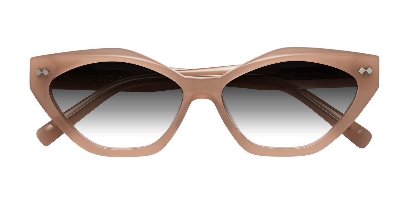 Delphi - Peach Gradient Sunglasses