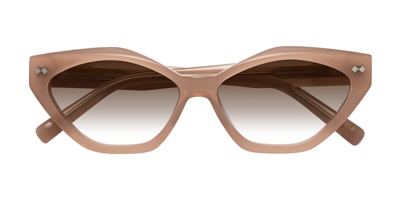 Delphi - Peach Gradient Sunglasses