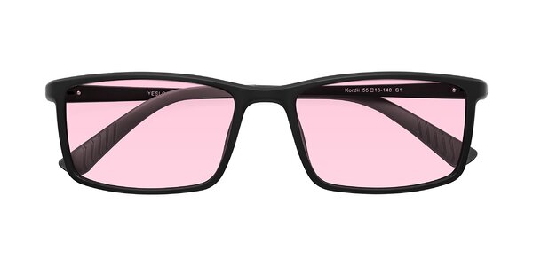 Front of Kordii in Matte Black / Gray
