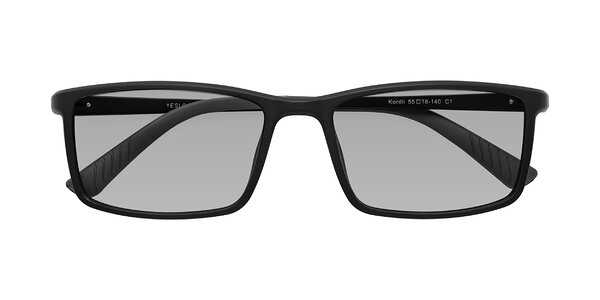 Front of Kordii in Matte Black / Gray