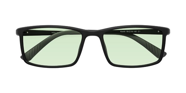 Front of Kordii in Matte Black / Gray