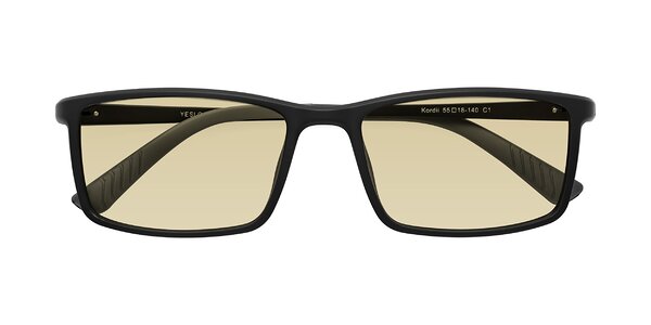 Front of Kordii in Matte Black / Gray