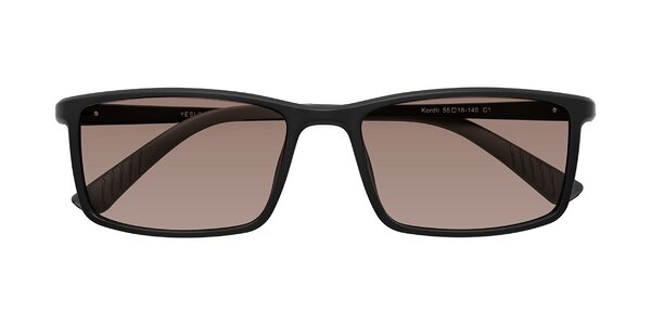 Front of Kordii in Matte Black / Gray