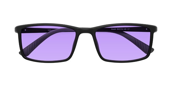 Front of Kordii in Matte Black / Gray
