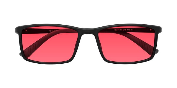 Front of Kordii in Matte Black / Gray