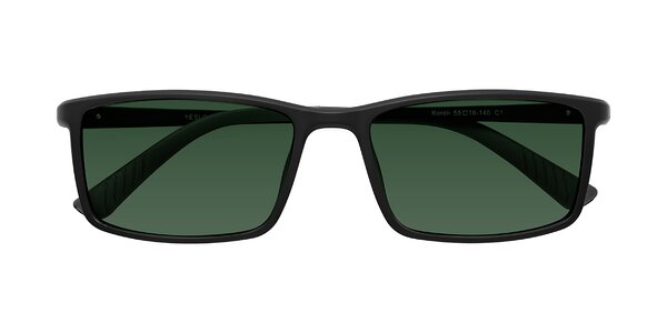 Front of Kordii in Matte Black / Gray