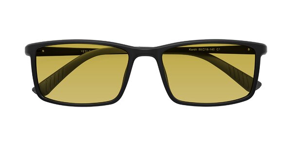 Front of Kordii in Matte Black / Gray