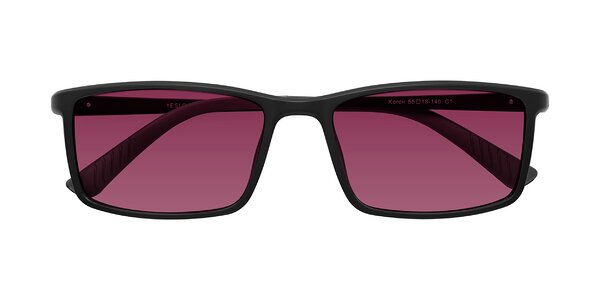 Front of Kordii in Matte Black / Gray