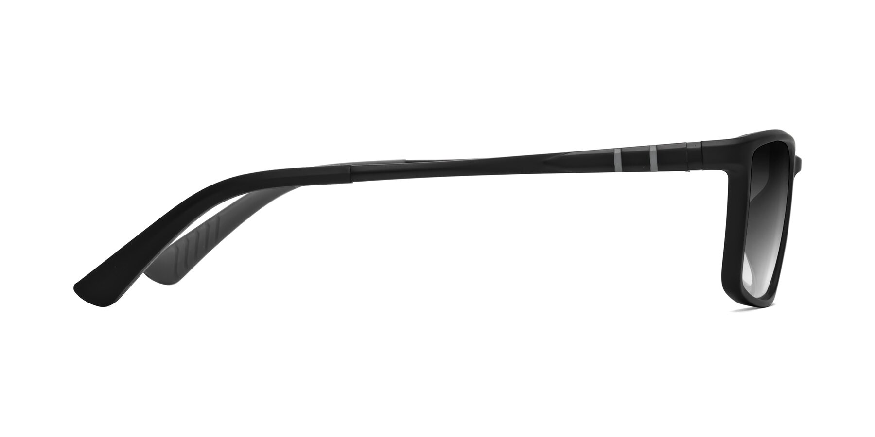 Side of Kordii in Matte Black/Gray with Gray Gradient Lenses