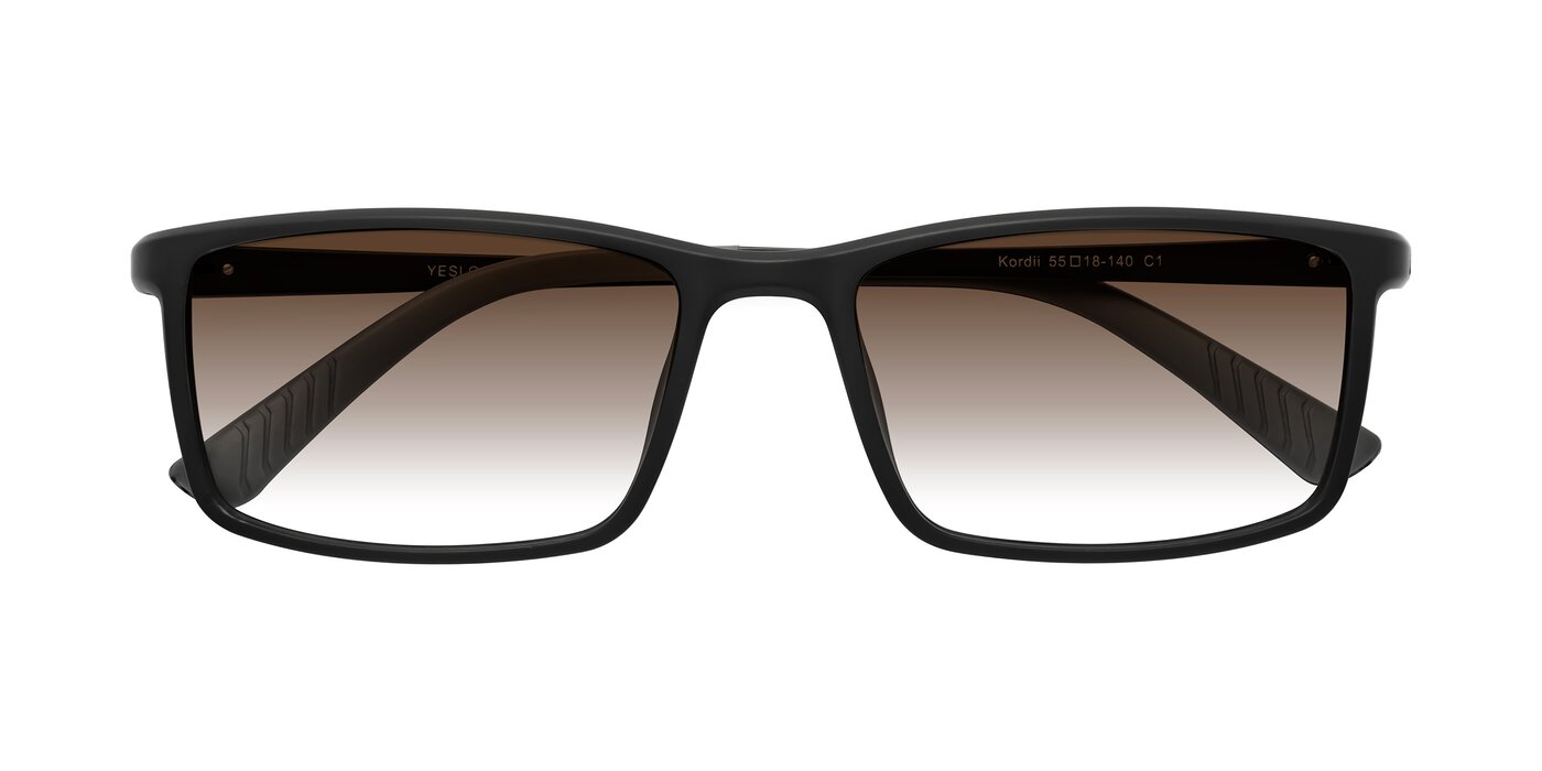Kordii - Matte Black/Gray Gradient Sunglasses