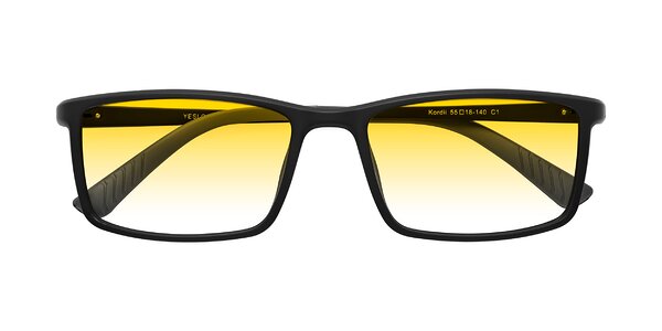 Front of Kordii in Matte Black/Gray