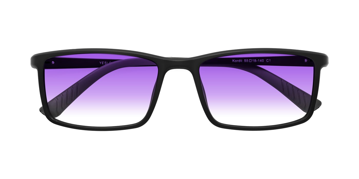 Kordii - Matte Black/Gray Gradient Sunglasses
