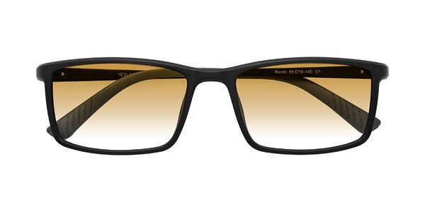 Front of Kordii in Matte Black/Gray