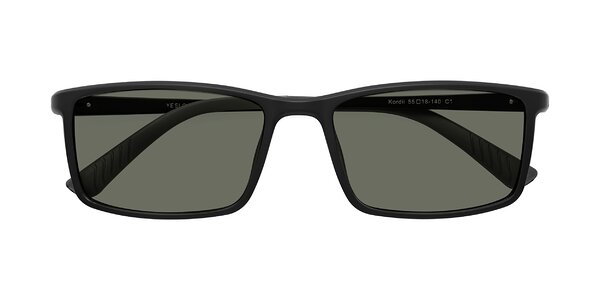 Front of Kordii in Matte Black/Gray