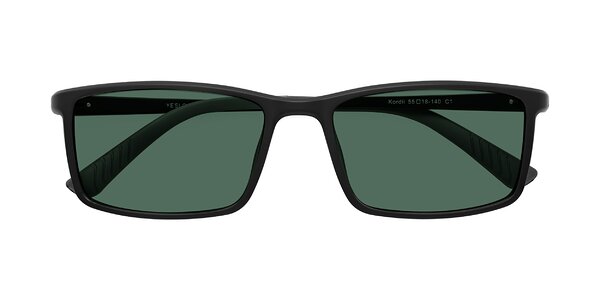 Front of Kordii in Matte Black / Gray