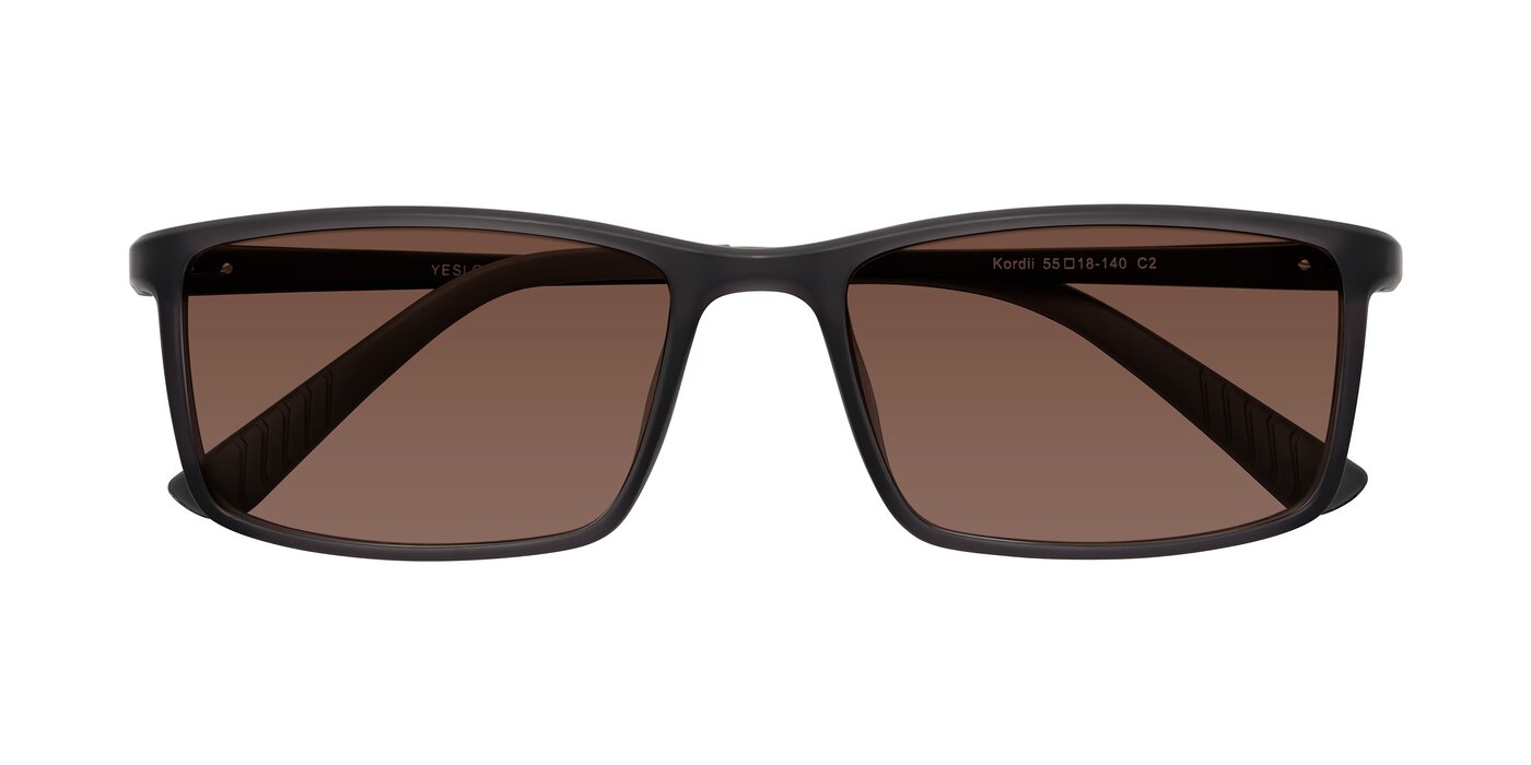 Kordii - Matte Gray Tinted Sunglasses