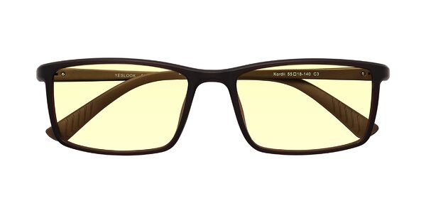 Front of Kordii in Matte Brown