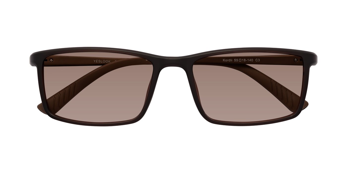 Kordii - Matte Brown Tinted Sunglasses