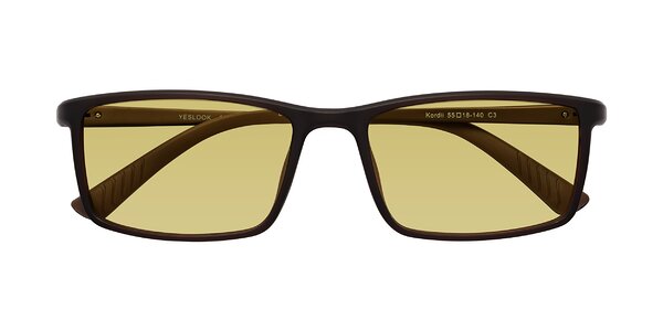Front of Kordii in Matte Brown