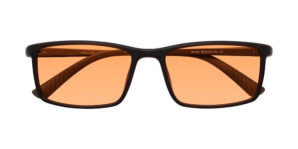 Front of Kordii in Matte Brown