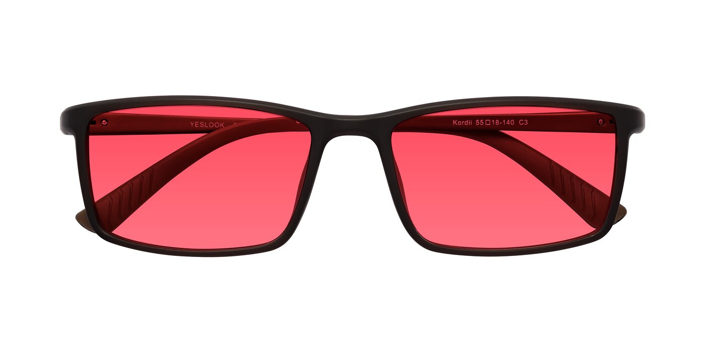 Kordii - Matte Brown Tinted Sunglasses
