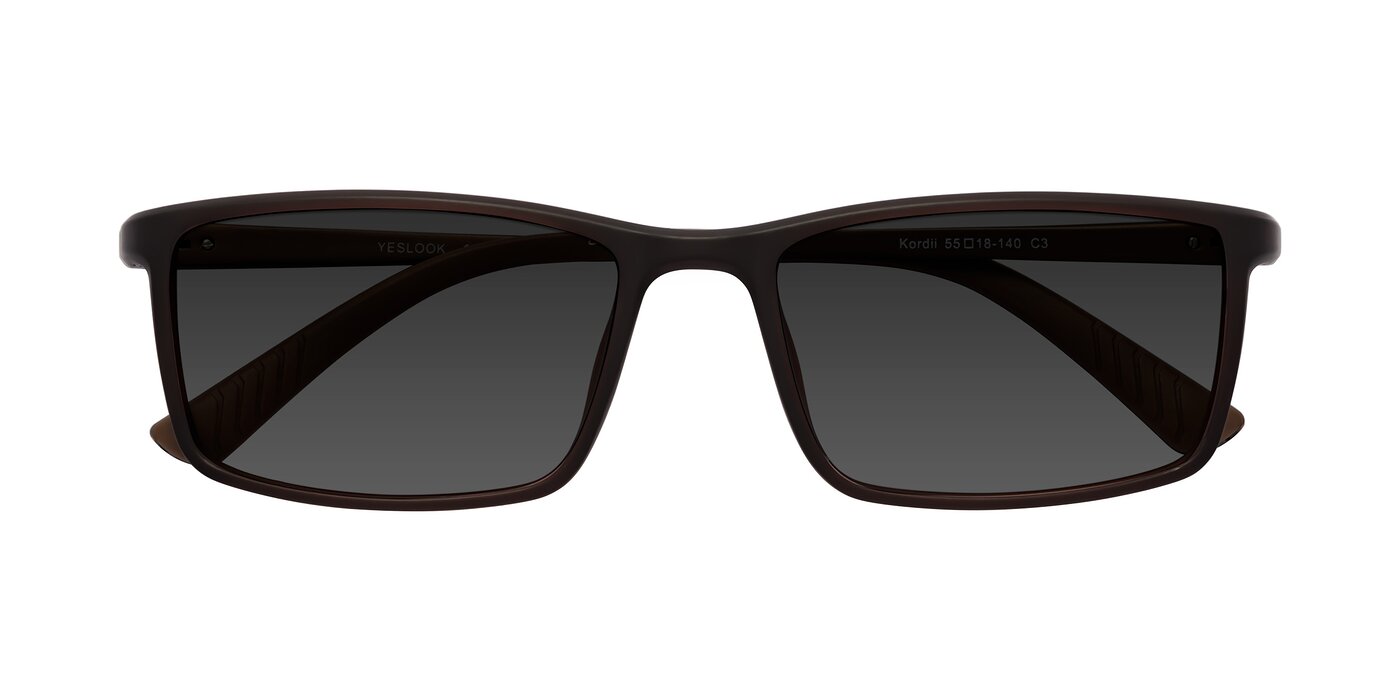 Kordii - Matte Brown Tinted Sunglasses
