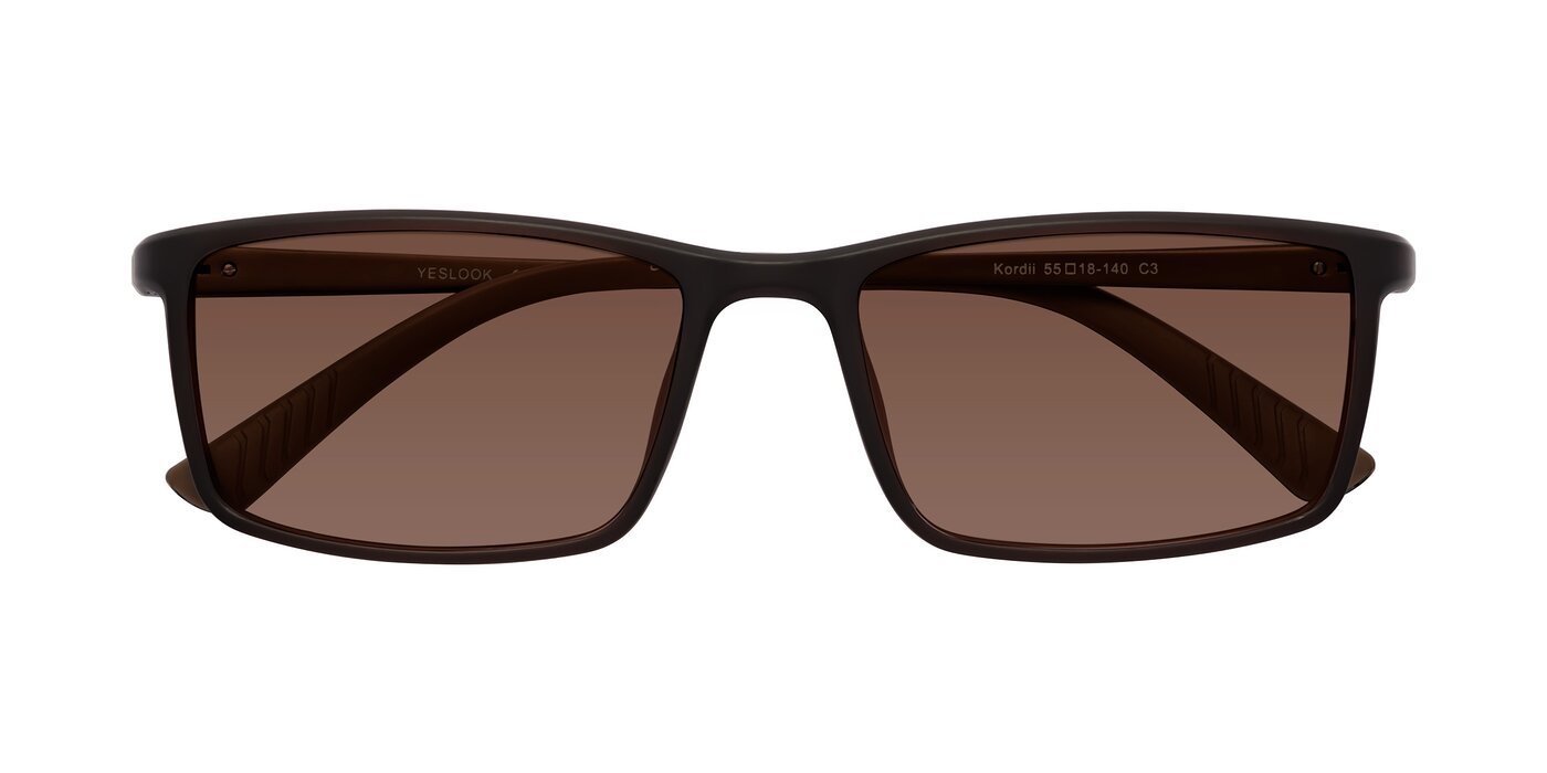 Kordii - Matte Brown Tinted Sunglasses