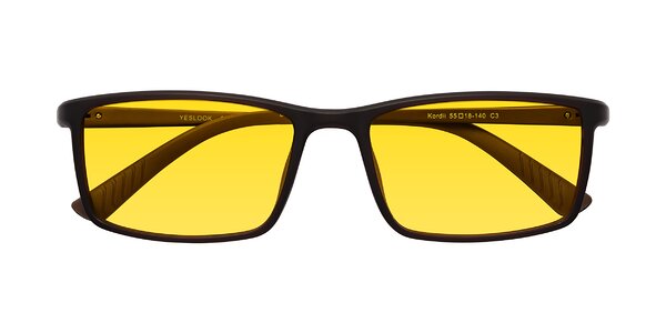 Front of Kordii in Matte Brown