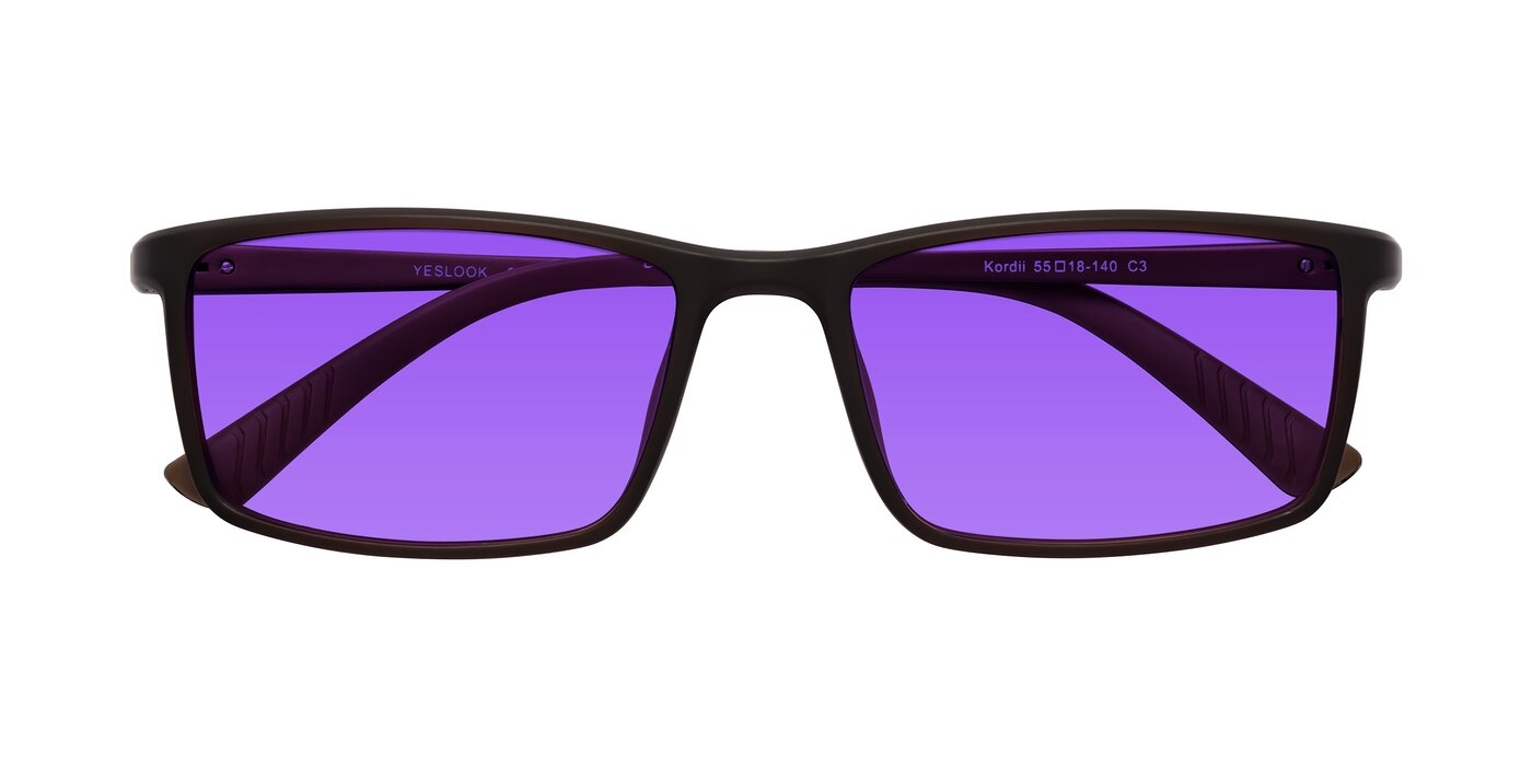 Kordii - Matte Brown Tinted Sunglasses