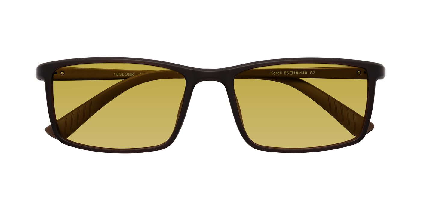 Kordii - Matte Brown Tinted Sunglasses