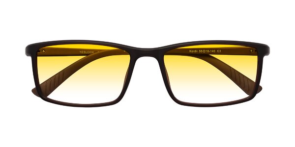 Front of Kordii in Matte Brown