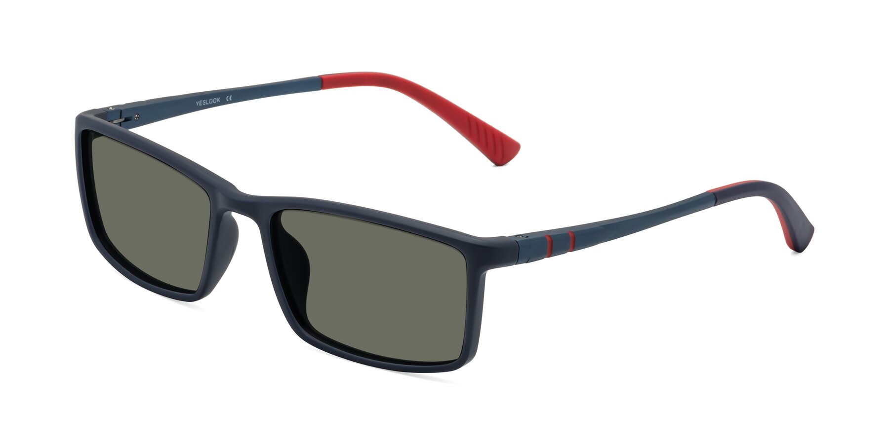 Angle of Kordii in Matte Blue-Red with Gray Polarized Lenses