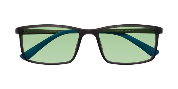 Front of Kordii in Matte Gray / Blue