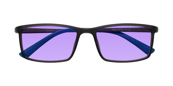 Front of Kordii in Matte Gray / Blue