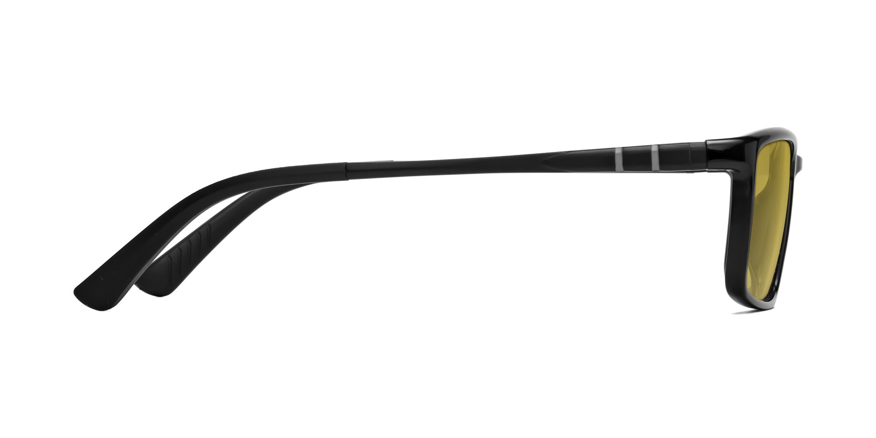 Side of Kordii in Black with Champagne Tinted Lenses