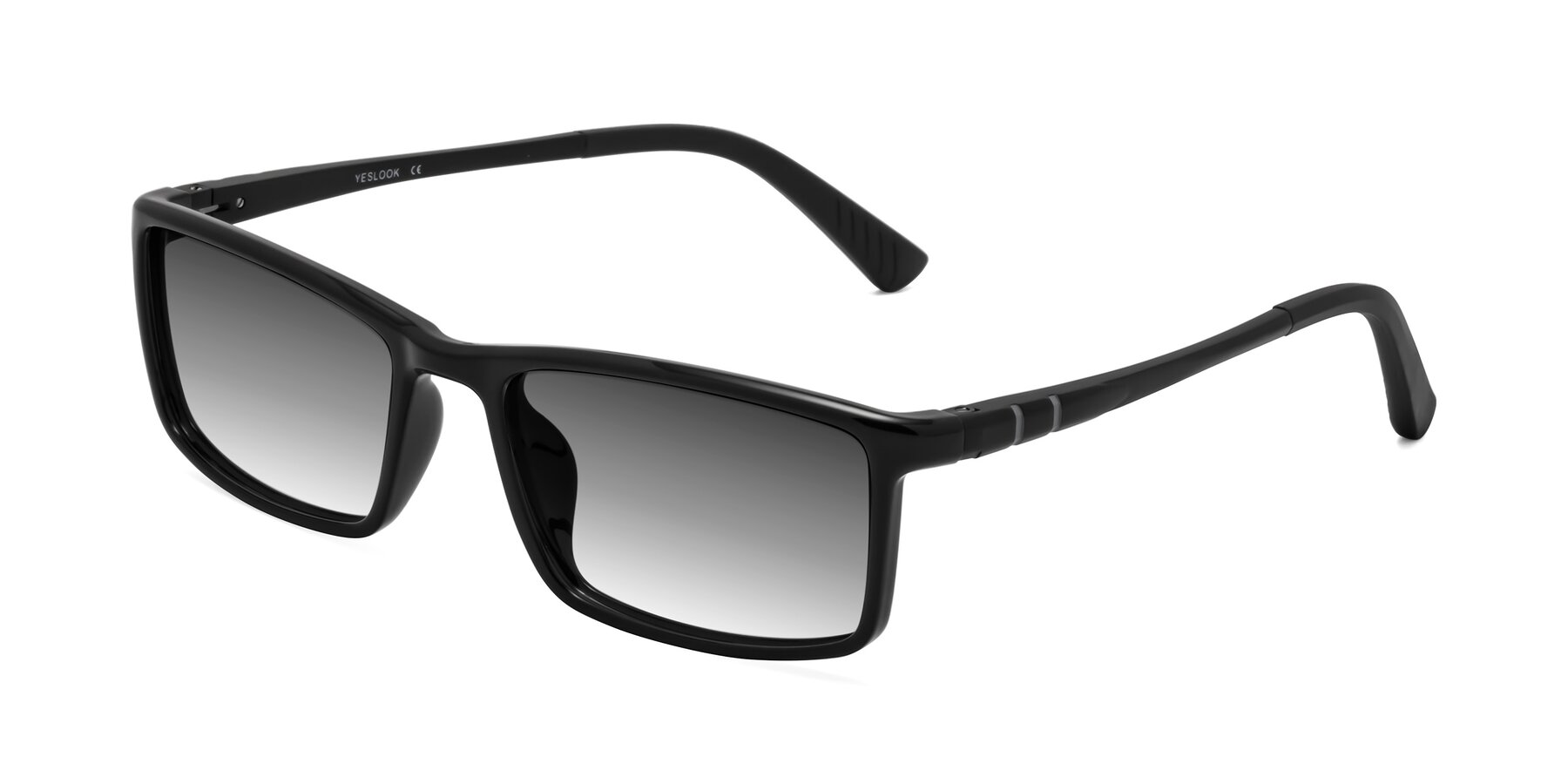 Angle of Kordii in Black with Gray Gradient Lenses