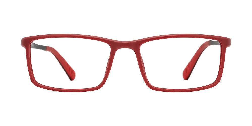 Kordii - Matte Red/Silver Eyeglasses