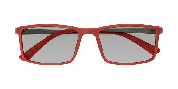 Front of Kordii in Matte Red/Silver