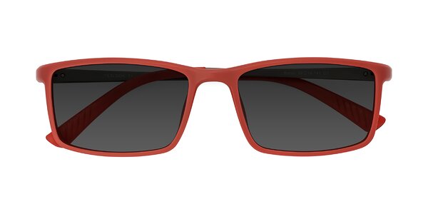 Front of Kordii in Matte Red/Silver