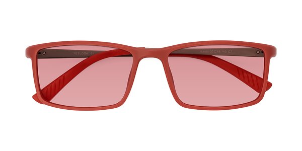 Front of Kordii in Matte Red/Silver