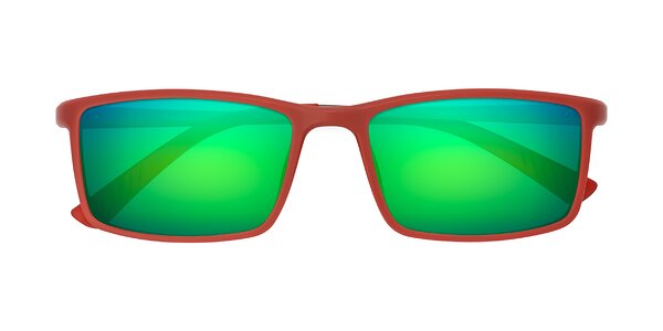 Front of Kordii in Matte Red/Silver