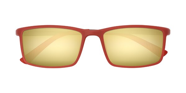 Front of Kordii in Matte Red/Silver