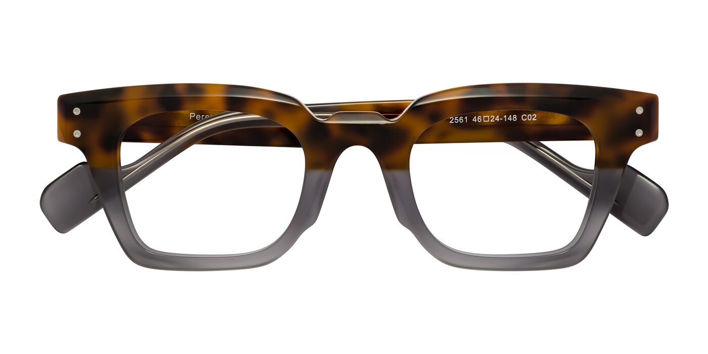 Perez - Tortoise/Gray Eyeglasses