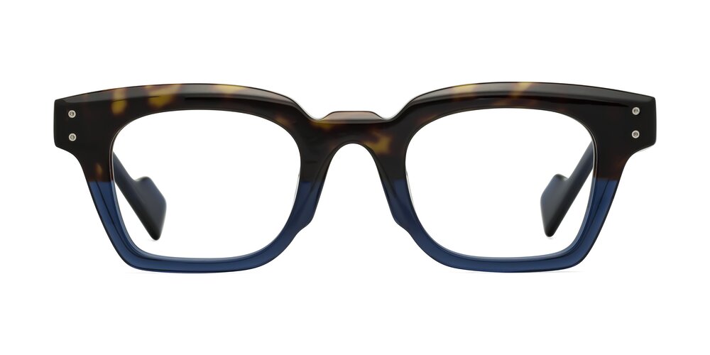 Perez - Dark Tortoise/Blue Eyeglasses