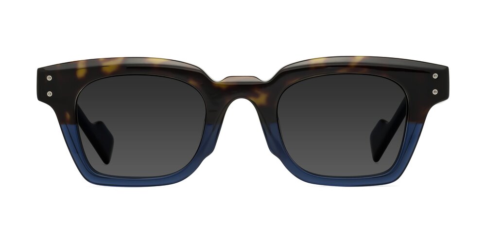 Perez - Dark Tortoise/Blue Tinted Sunglasses