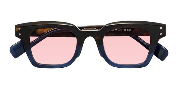 Front of Perez in Dark Tortoise/Blue