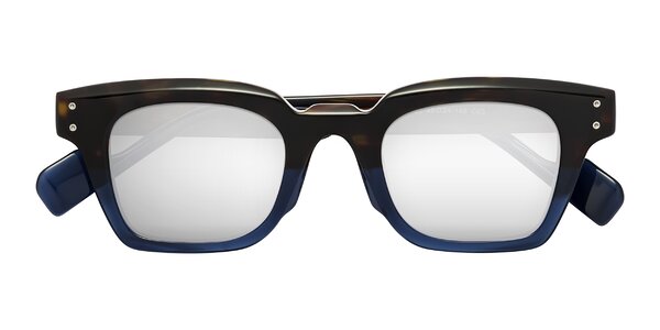Front of Perez in Dark Tortoise/Blue