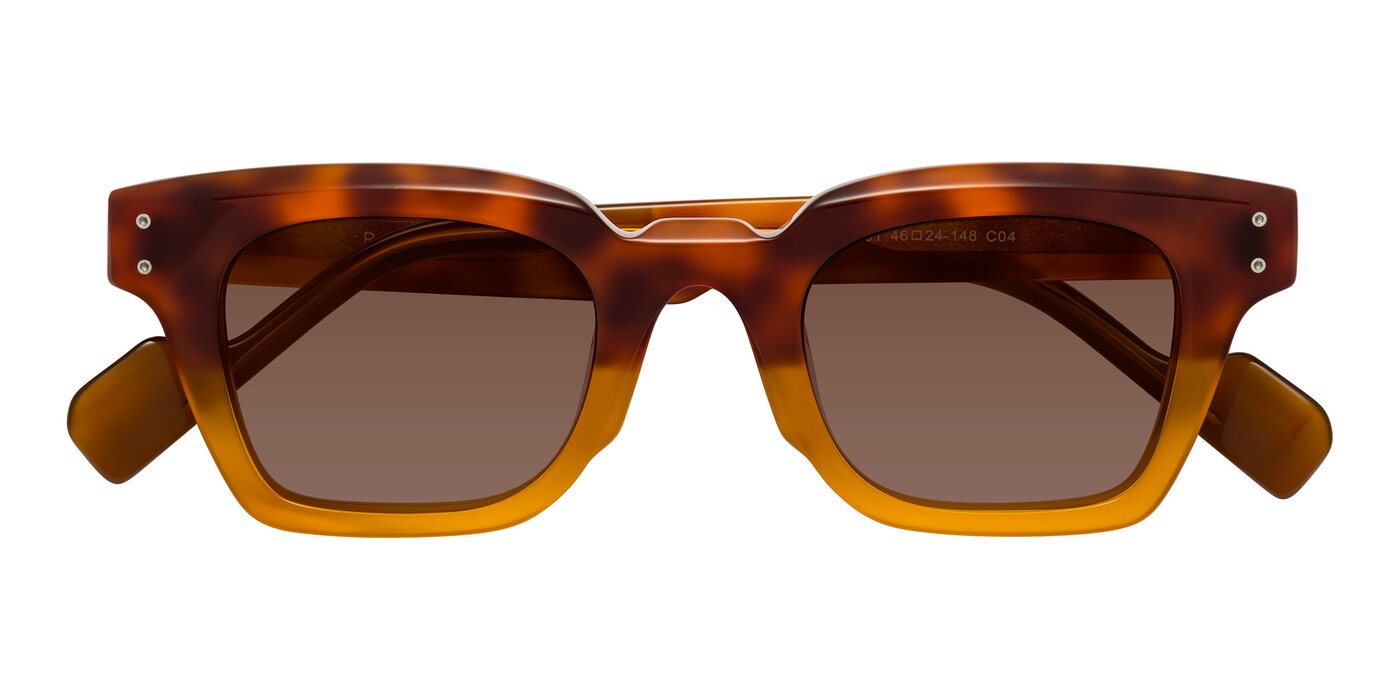 Perez - Tortoise/Amber Tinted Sunglasses