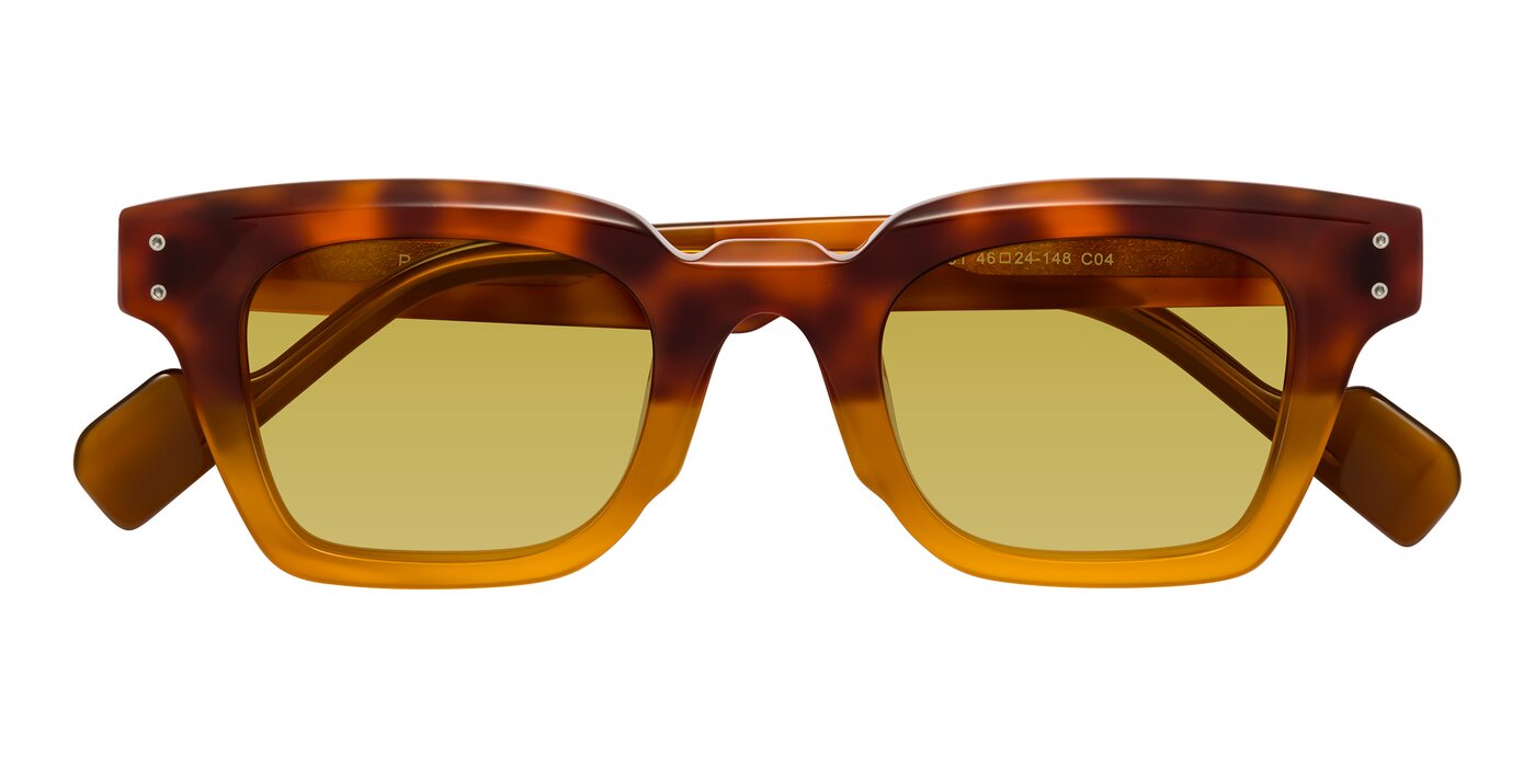 Perez - Tortoise/Amber Tinted Sunglasses